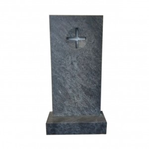 Modern Memorial with cross